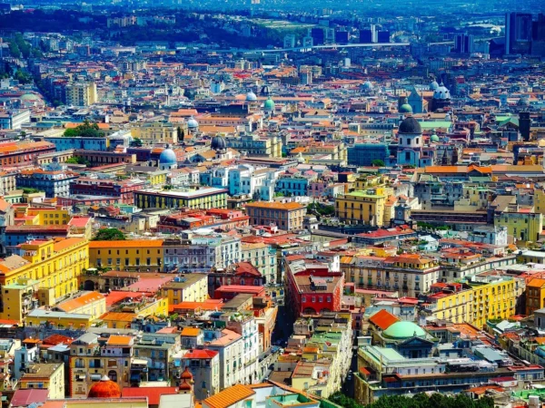 Vue panoramique de Naples - Campanie