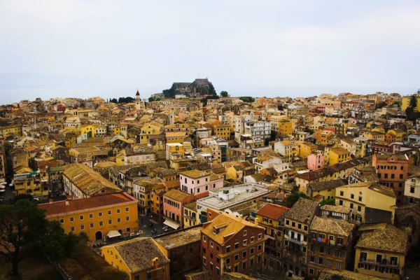 Ville de Corfu - Les Îles ioniennes 