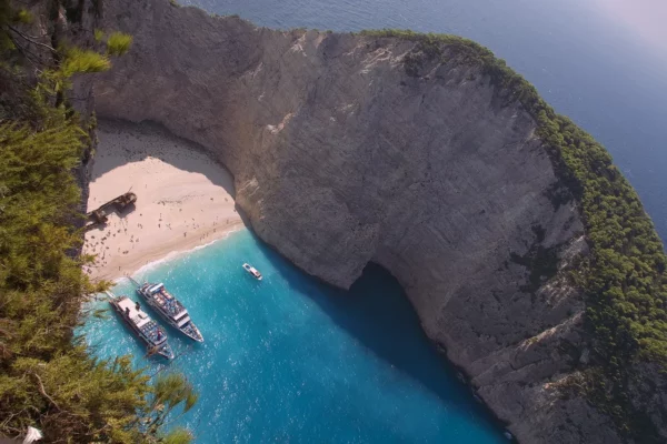 Mer éblouissante à Zante