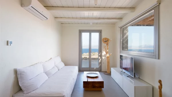 Espace intérieur de villa Panorama - Location de maison de vacances, à Paros