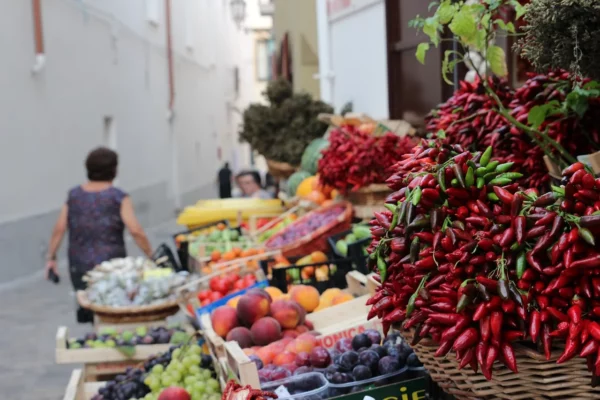 Marché dans les Pouilles