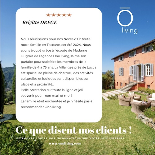 Avis de Madame Drege pour ONO Living