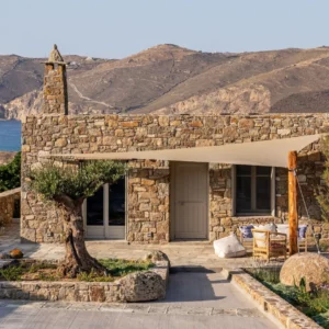 Vue sur Villa Karma-Location de Maison Vacances-Mykonos