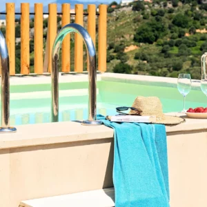 Espace piscine privée de Villa Mirage - Location de maison de vacances, Georgioúpoli