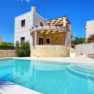 Vue sur Kostantina et sa piscine privée - Location de maison de vacances, La Canée