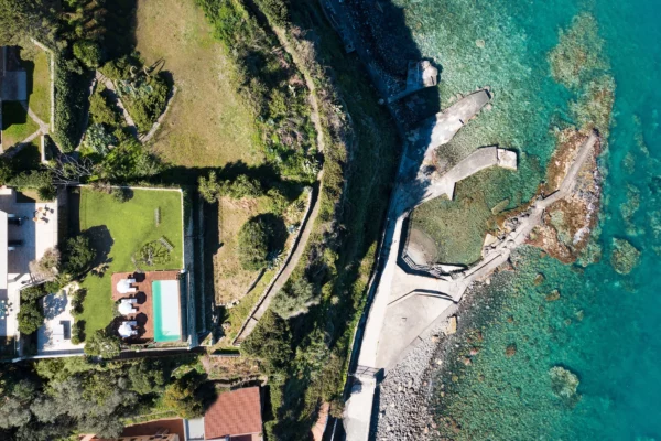 Vue panoramique Villa Onora en Sicile, location de vacances avec piscine à Syracuse