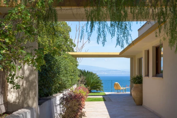 Vue mer de Villa Onora en Sicile, location de vacances avec piscine à Syracuse