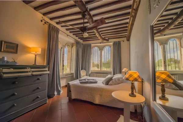 Chambre confortable de Villa Bongi - Région de Lucca - Toscane