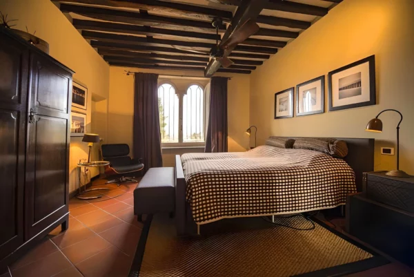 Chambre confortable de Villa Bongi - Région de Lucca - Toscane