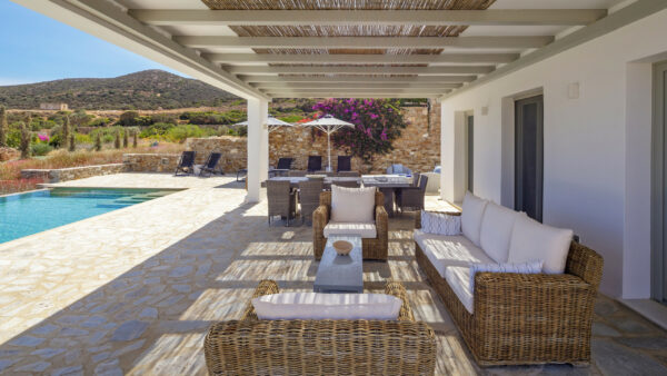 Villa Byron - Terrasse et la piscine - Antiparos