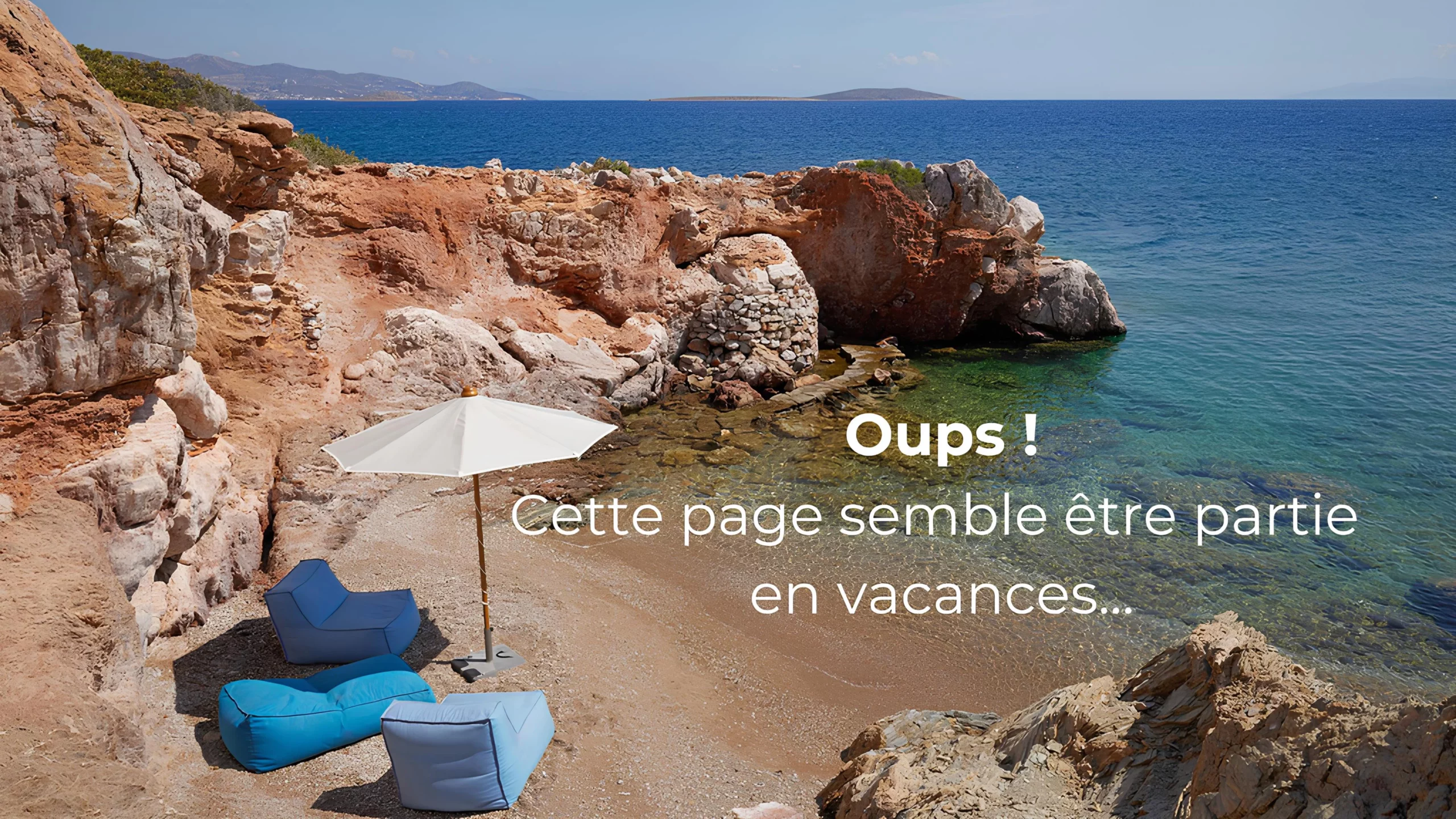 Page non trouvée - Cette page semble être partie en vacances” pour le SEO et l’accessibilité